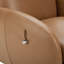 Fauteuil inclinable et pivotant en cuir véritable Danva-101479846