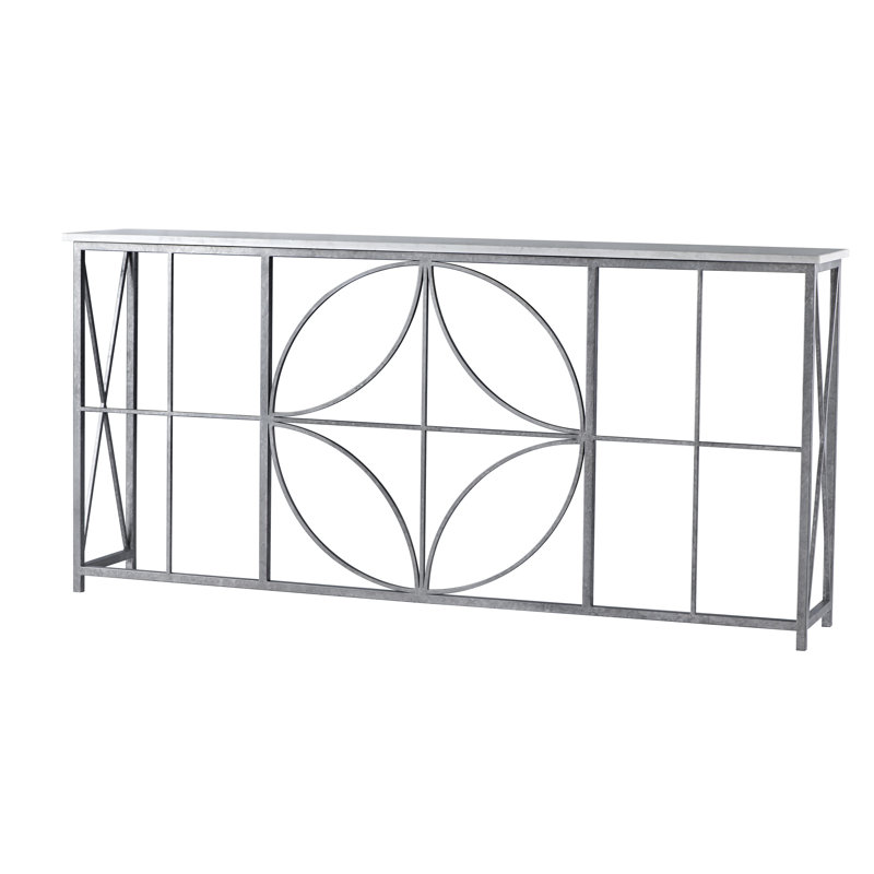 Dunwoody 84" Console Table, Royal Silver