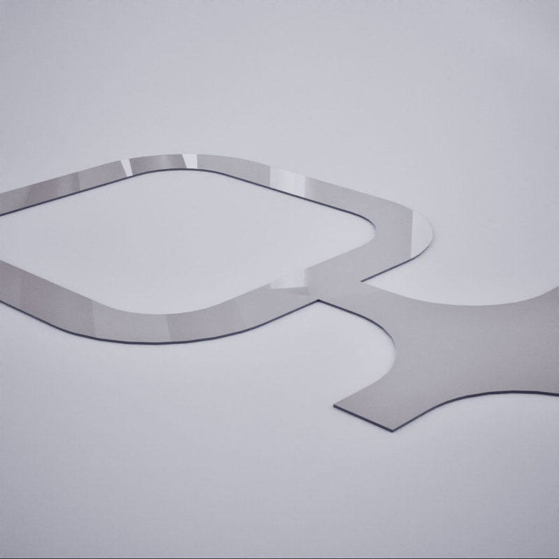 Lancaster Decorative Fretwork Acrylic Wall Panels, Large, 40 7/8"W x 23 3/8"H x 1/8"T, Grey, 23.38" H x 40.875" W x 0.125" D