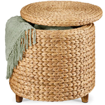 Round Storage Ottoman