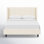 Hanson Upholstered Wingback Bed
