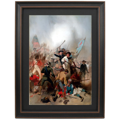 Battle Of Bunker's Hill By Alonzo Chappel