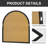 Anavaeh 35" H x 31" W Arched Solid Wood Vanity Mirror-337851662