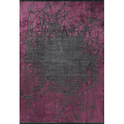Rapture Pink/Gray Luxury Area Rug