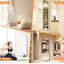 Miroir arqué moderne pleine longueur, grand miroir de plancher avec cadre en aluminium et verre HD pour chambre à coucher ou vestibule-333083722-333083728