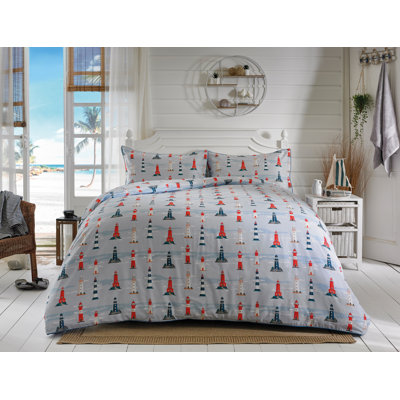 Lobster Creek Duvet Cover Set with Pillowcases
