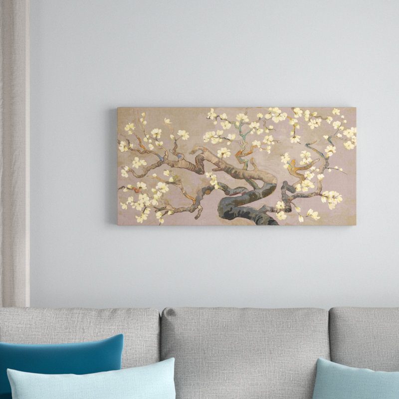 Evelia - No Frame Painting on Canvas, 45cm H x 91cm W x 3.8cm D