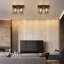 Alvarenga Flush Ceiling Light E27 Glass Design