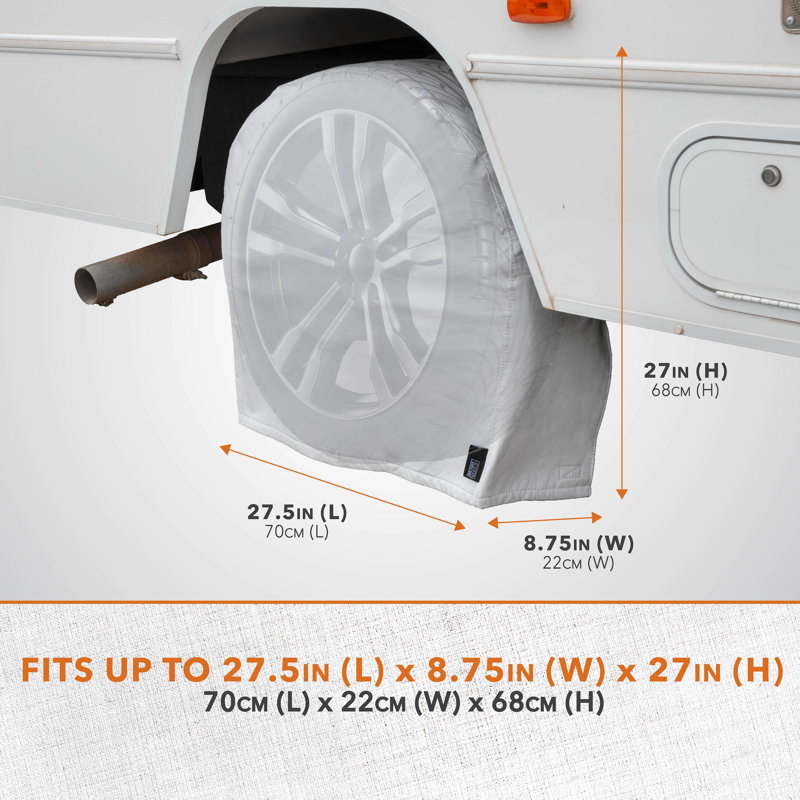 Enjoliveur de roue par Modern Leisure, H 27 po x l 8,75 po x P 27,5 po