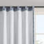 Tissu de rideau avec passe-tringle et passe-tringle en treillis avec doublure en molleton, 1 pièce, 50 po x 108 po-720997668