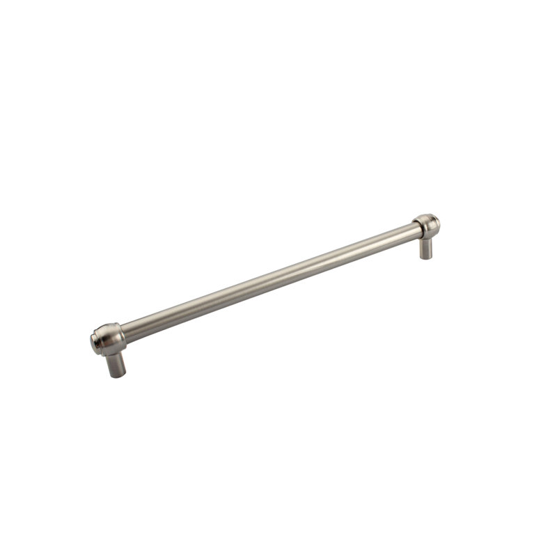 Poignée barre 12 5/8" au centre Colonial, Nickel brossé