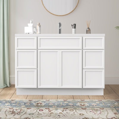 Base de meuble-lavabo simple 48 po seulement