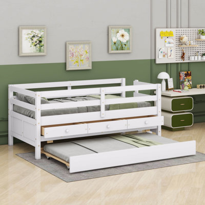 Lit mezzanine simple avec lit gigogne Jhamir Kids