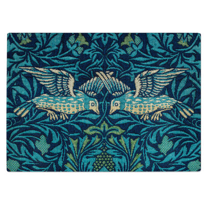Tempered Glass Birds and Flowers Chopping Board