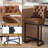 26'' Modern Counter Height Barstools with Tufted and Nailhead Trim-581175285