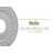 Endurathane Nadia Ceiling Medallion, 12 1/8"OD x 3 5/8"ID x 7/8"P (Fits Canopies up to 4 7/8"), Hand-Painted Black Pearl Finish-27782288