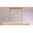 80-Light 72"L Dimmable Square / Rectangle Crystal Cup Chandelier with Crystal Accents(Bulbs Included)-1045195309