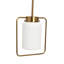 Plafonnier / plafonnier encastré convertible en métal et verre givré-462007105