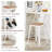 High Back Metal Counter And Bar Stools-956284344-956284345