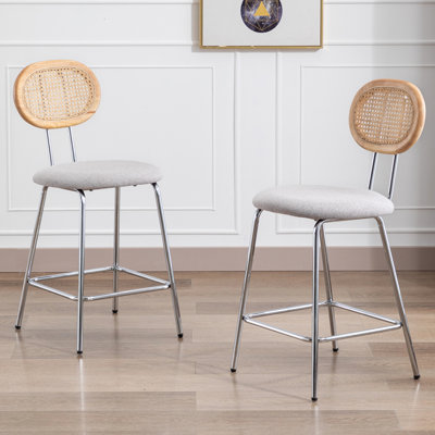 Tabouret de bar rembourré Ceferina