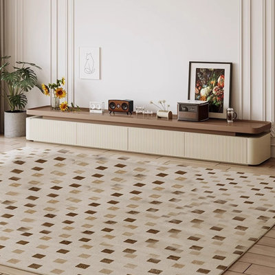 Modern Minimalist Cream Style TV Stand Cabinet
