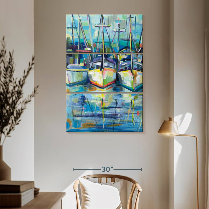 Mehar Morning Dock, 65" H x 42" W