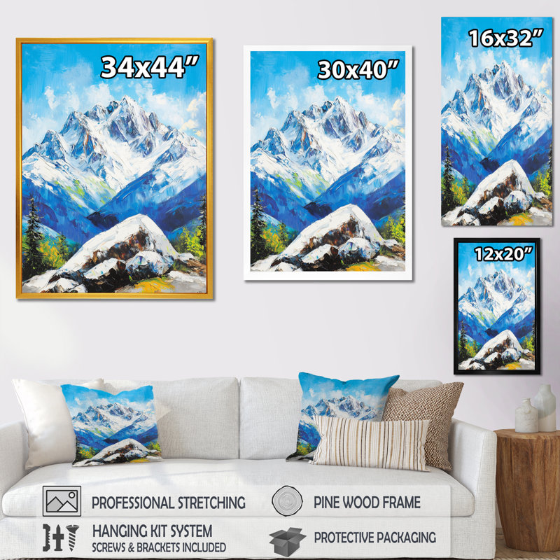 Impression murale Rocky Mountain Majesty II - Colorado, H 40 po x l 30 po, Reproduction encadrée d'une seule photo sans pass
