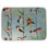 Small abstract colorful birds Bath Mat with Non-Slip Backing - Quick Dry Memory Foam Bathroom Rug - Absorbent - Modern Plush Spa-Style - Machine Washable