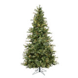 Galarza Lighted Artificial Pine Christmas Tree