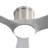 Shandi 52" 3 Blades Modern Intelligence flush mount ceiling fan with LED Lights,Remote Control