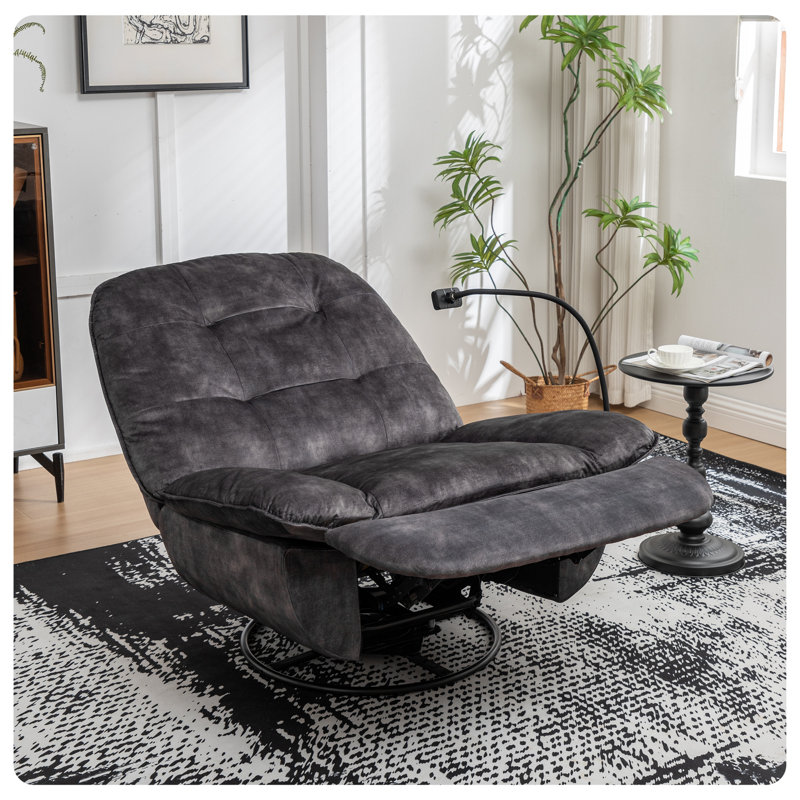 Reclining Lazy Chair, Black