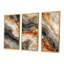 Ensemble de salon mural en marbre gris agate Slab Structures-291502908-291502905