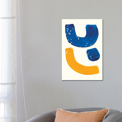 Banana Lost At Sea by EnShape - Wrapped Canvas Print