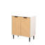 Armoire décorative Mid-Century avec portes à panneaux, avec tablette-1477842328