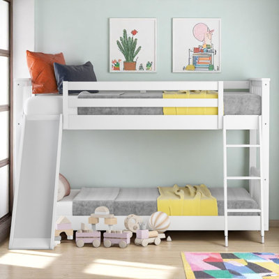 Floor Bunk Bed With Slide by Latitude Run
