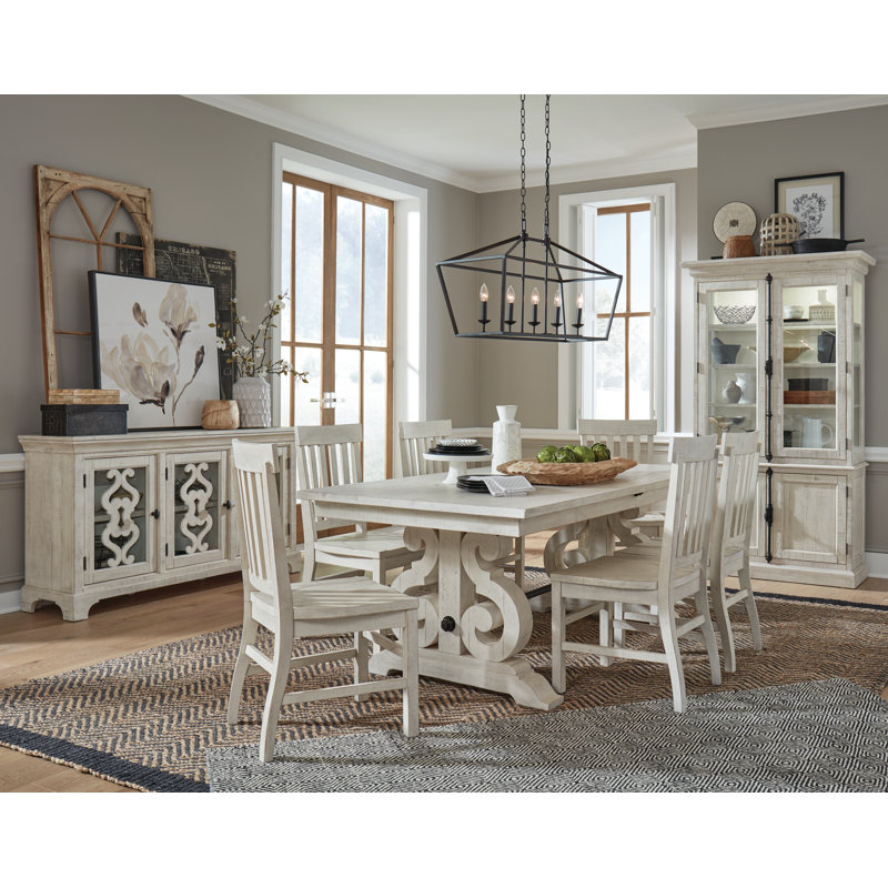 Dobbins 18'' H Fabric Upholstered Pine Side Chair