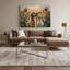 «Dogs Golden Retriever», art mural sur toile brune-171160249