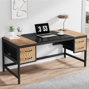 Real Living Dark Walnut Writing Desk