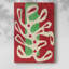 Algue blanche sur fond rouge et vert - Toile tendue avec châssis par Henri Matisse-1105730742