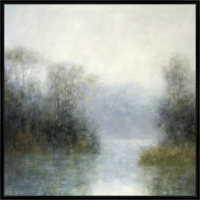 «Landscape in the Mist - Floater Frame», reproduction d'art sur toile