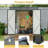 6'X4' All Weather Backyard Shed - Black, Easy Installation 6X4 Ft Lawn Cabinet Extra Sturdiness