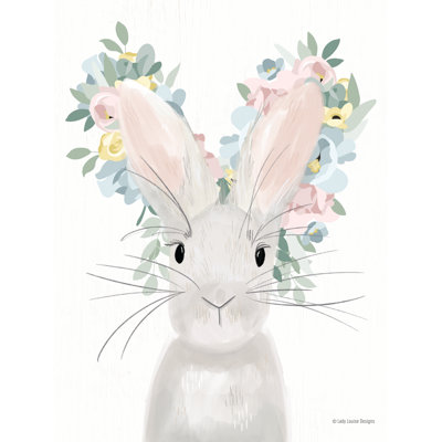 Lapin floral par Lady Louise Designs