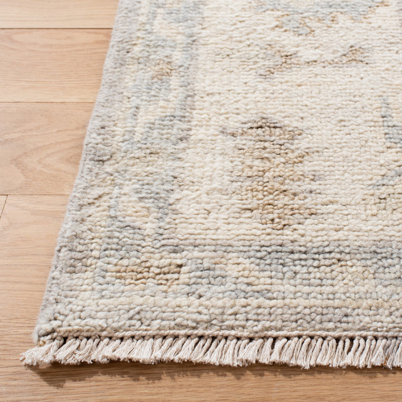 Samarkand 106 Area Rug In Ivory / Silver, Rectangle 9' x 12'