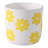 Stoneware Ceramic Planter With Raised Floral Design - Modern Decorative Single Pot For Stylish Indoor Plant Displays, Versatile Accent For Home Or Office Decor-592231097