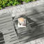 Outsunny Garden Loveseat 2 Seater Wooden Garden Bench Grey