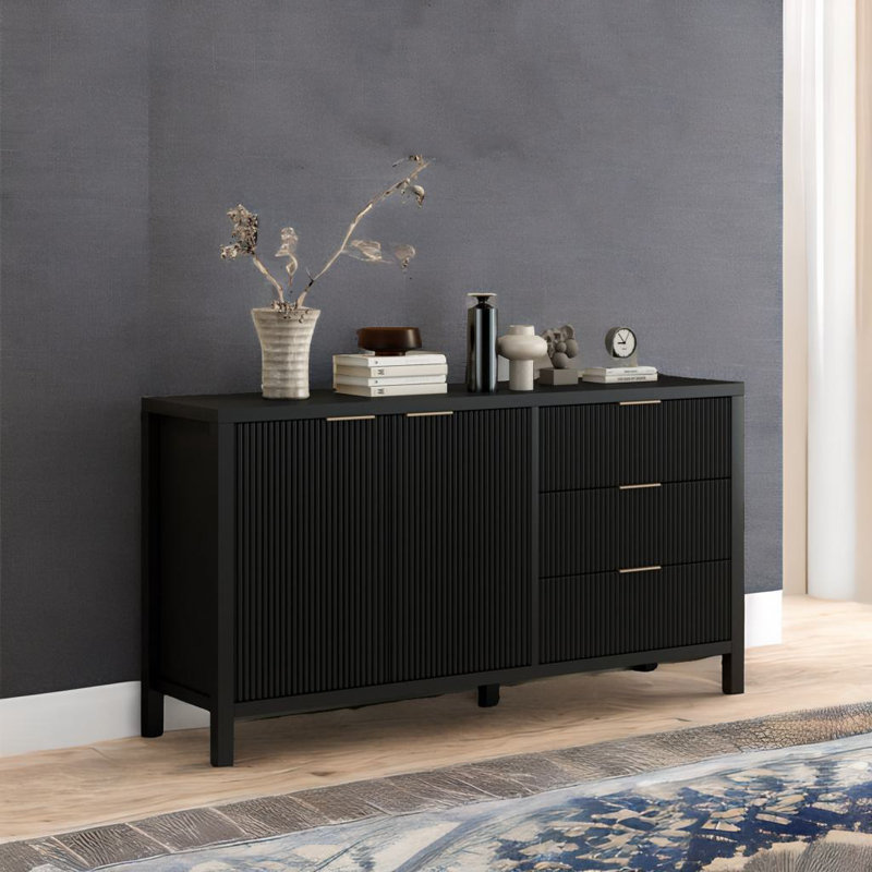 Buffet Minimalist, Noir