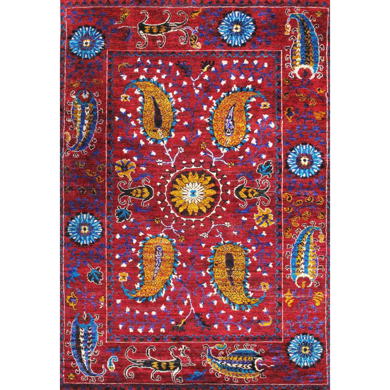 Oriental Area Rug in Red