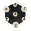 Annai LED Ceiling Lamp Annai Glass Gold