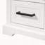 Meuble-lavabo moderne de 36 po avec lavabo en céramique, porte à fermeture en douceur, tablette réglable et 3 tiroirs, rangement spacieux, conception élégante pour les salles de bain de taille moyenne à petite