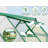 Green Heavy-Duty Walk-in Polycarbonate Greenhouse with Reinforced Aluminum Frame, UV Protection, Adjustable Roof Vent and Rainwater Gutters for All-Weather Outdoor Gardening-124950091